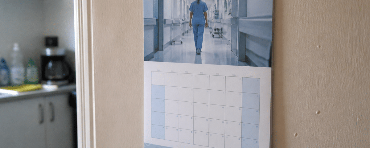 Calendrier affichant dates importantes salaires hospitaliers 2025
