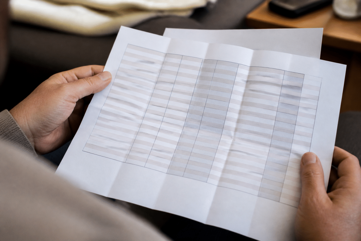 Feuille de paie avec colonnes detaillant allocations familiales et frais.